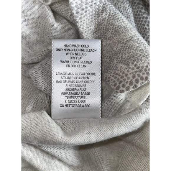 REVOLVE JOIE‎ $198 Emari E Sweater Wool Blend Split Hem Marble Oversized Small - Picture 9 of 9